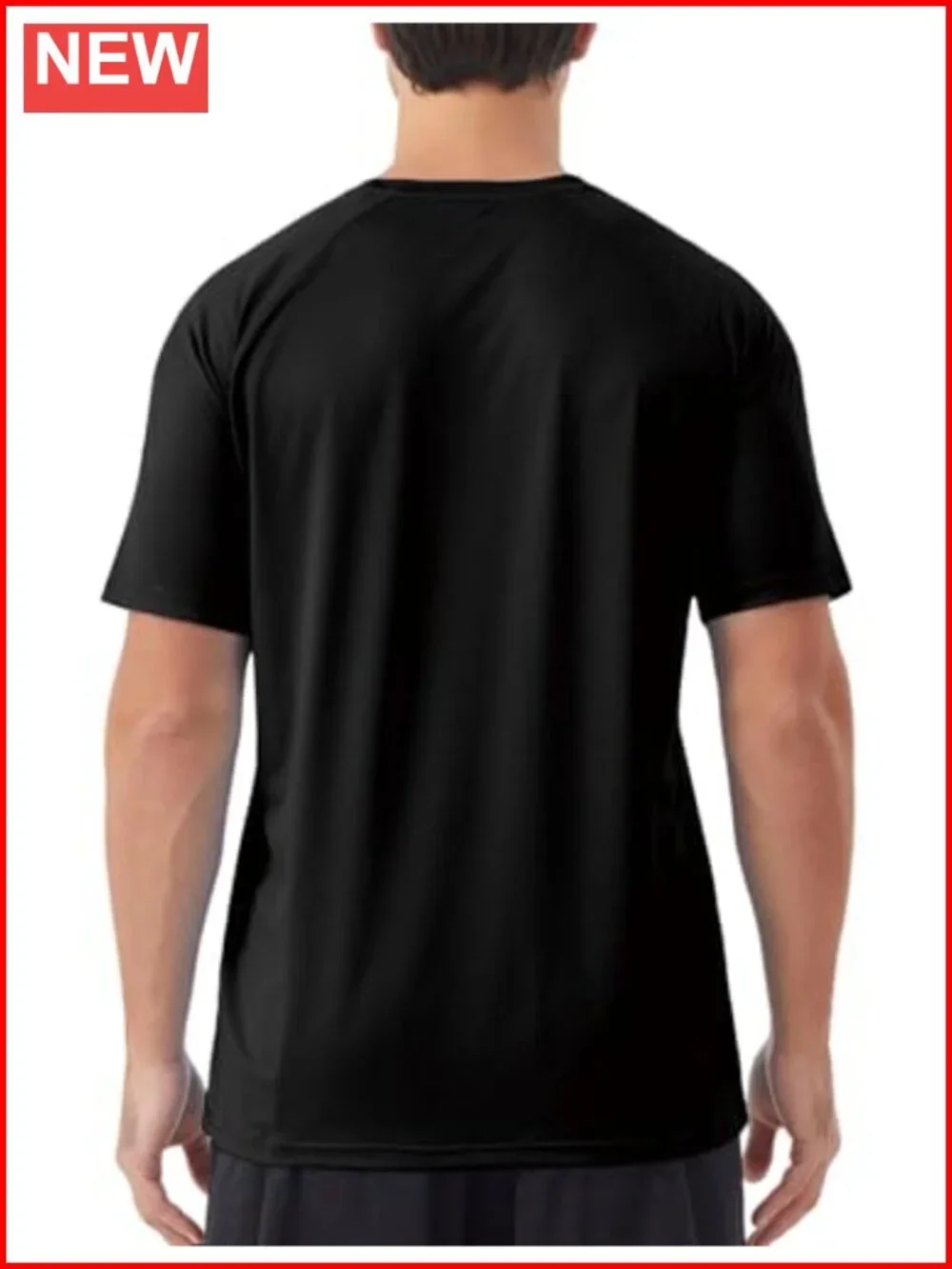 Men's UPF 50+ Quick Dry Rash Guard UV Sun Protection Short Sleeve Shirt